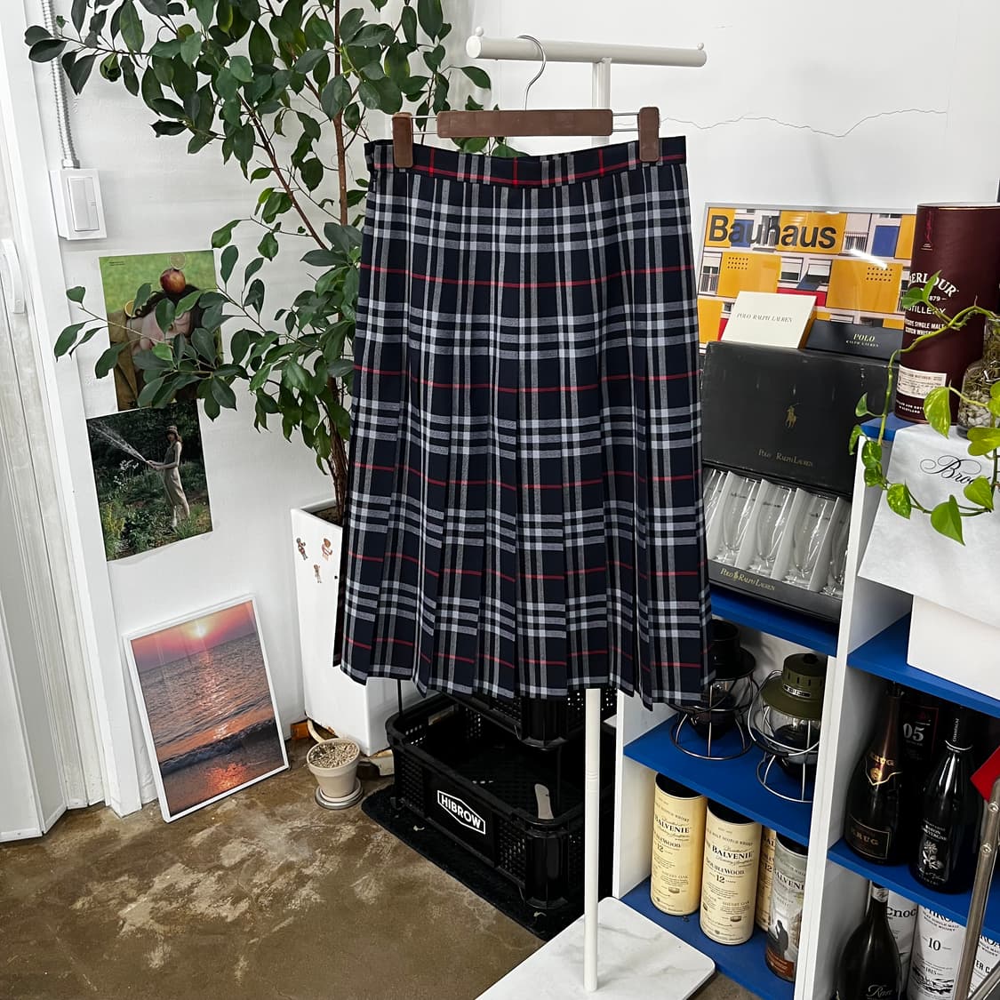 버버리 플리츠 스커트 38 상품이미지1