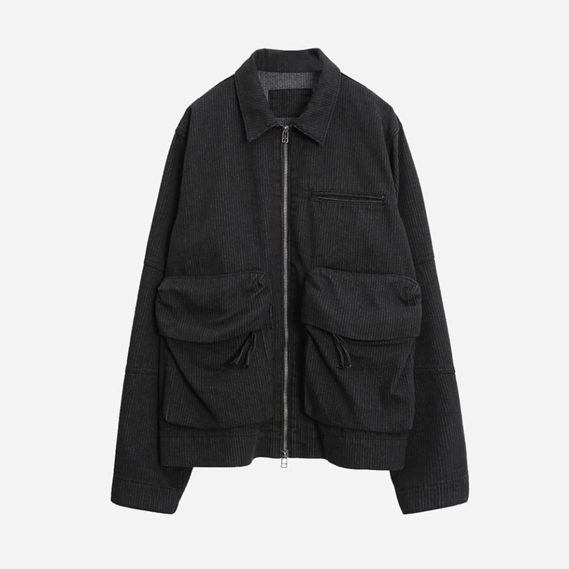 워크 밸런스 데님 자켓 블랙 상품이미지1