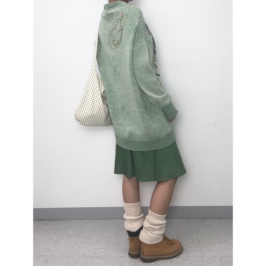 빈티지 히피 니트 원피스 상품이미지4