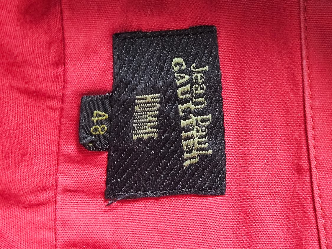 장폴고티에 옴므 셔츠 레드 상품이미지3