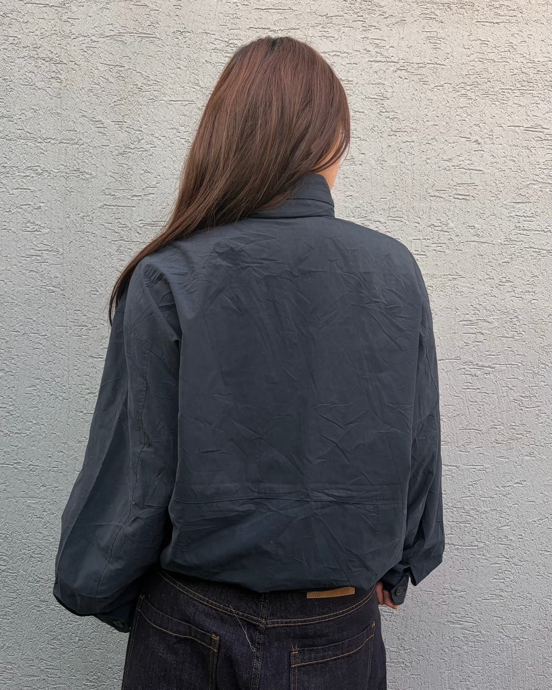 90s POLO dark navy white pony bluson jac 상품이미지4