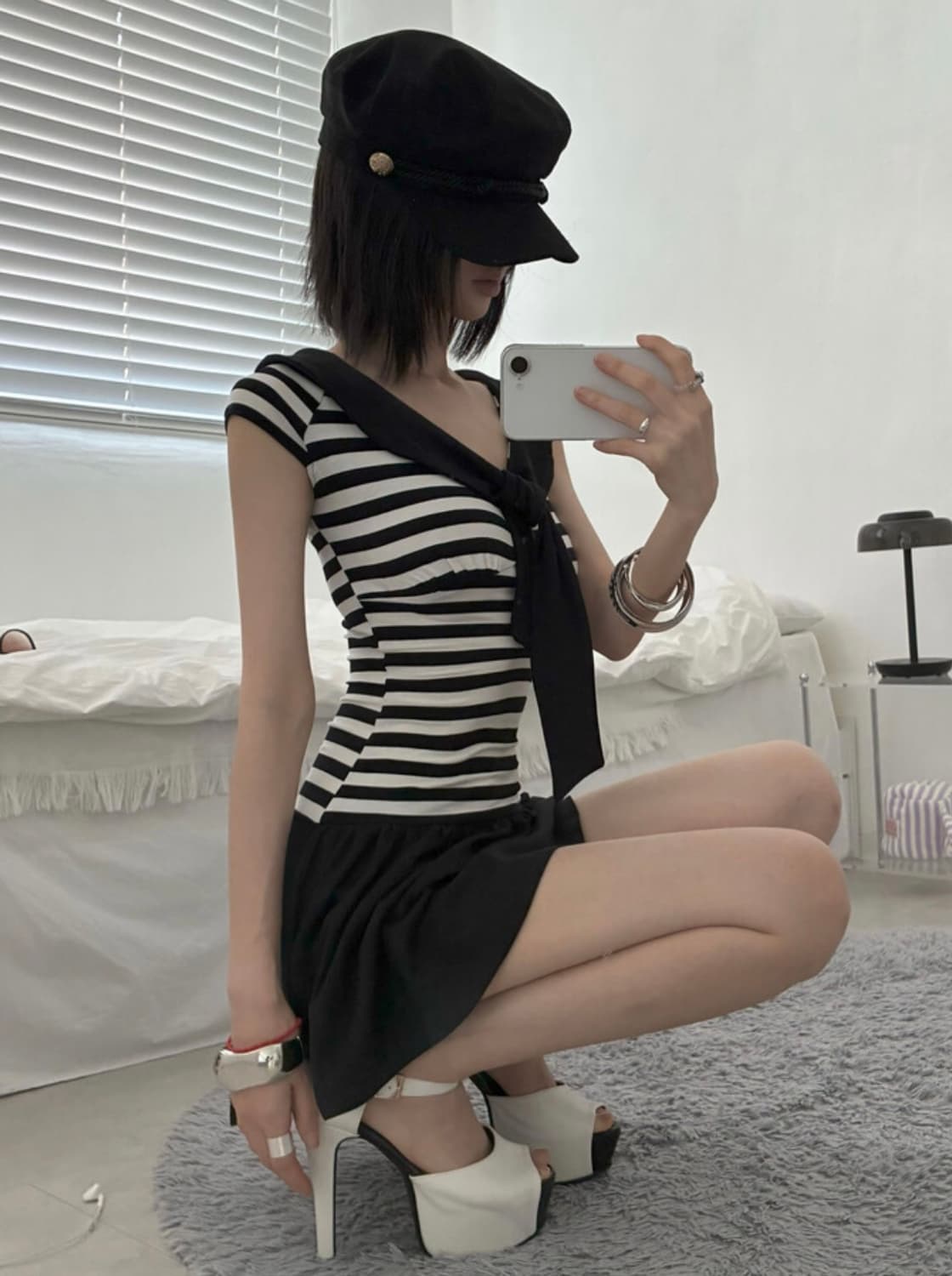 엔젤넘버555 Midnight Sailor Girl Dress 상품이미지1