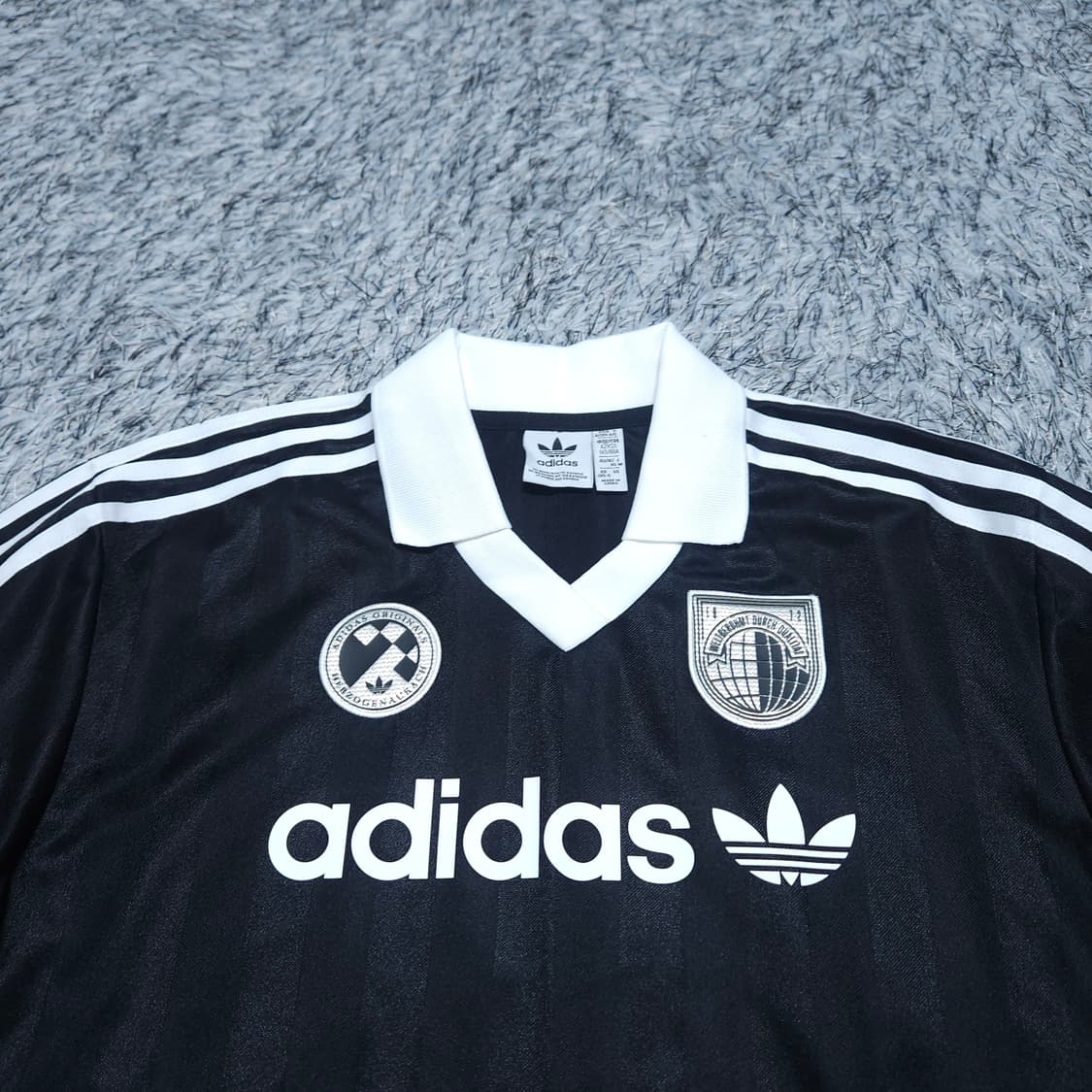 아디다스) XS-S 여자 오버핏 풋볼져지 긴팔티 / 왕눈이샵 상품이미지3