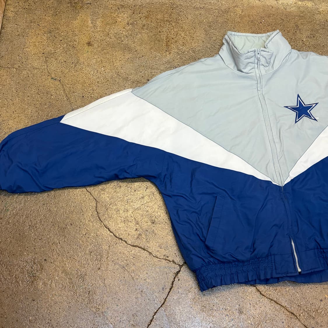 90s Made in Korea 생산 미국 빈티지 NFL 달라스 패딩점퍼 상품이미지7