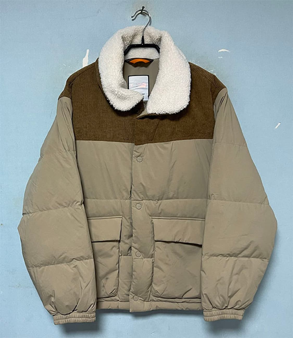 아이더 남자 패딩점퍼 코듀로이 구스 캐주얼 L 100 상품이미지1