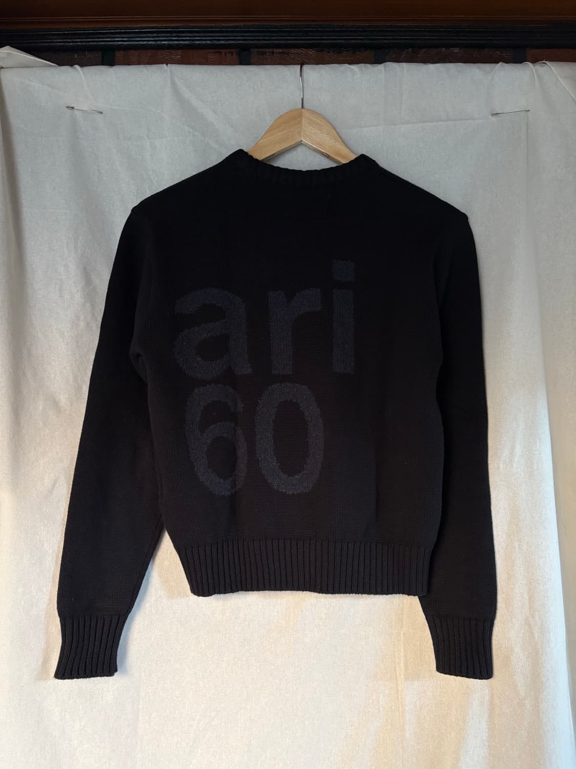 사파리스팟 니트 1/2 블랙 상품이미지6