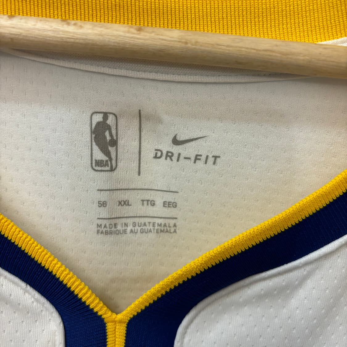 나이키 X NBA 골든스테이트 스테판 커리 마킹 슬리브리스 유니폼 2XL 상품이미지7