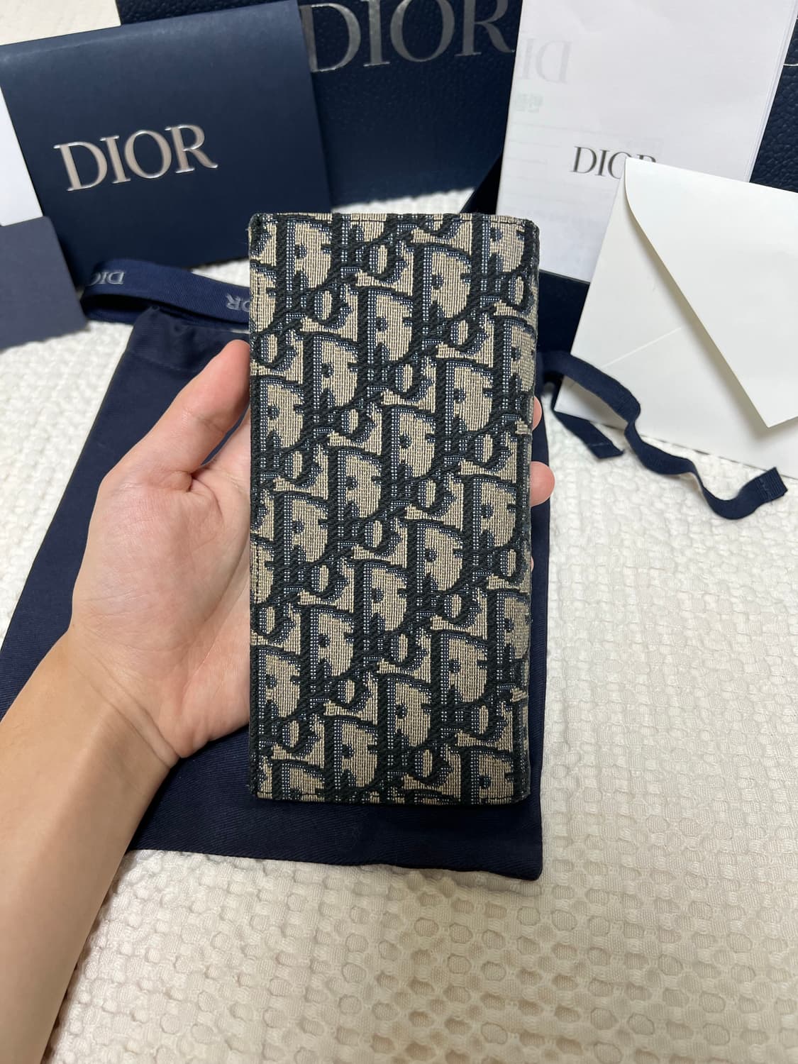 (초풀구성) 디올 오블리크 장지갑 상품이미지3