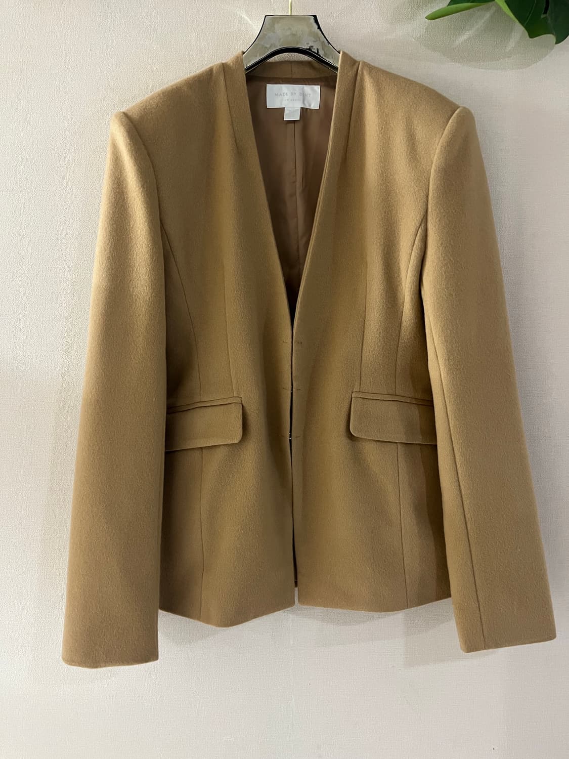 딘트 반앤질 울노카라자켓 상품이미지1