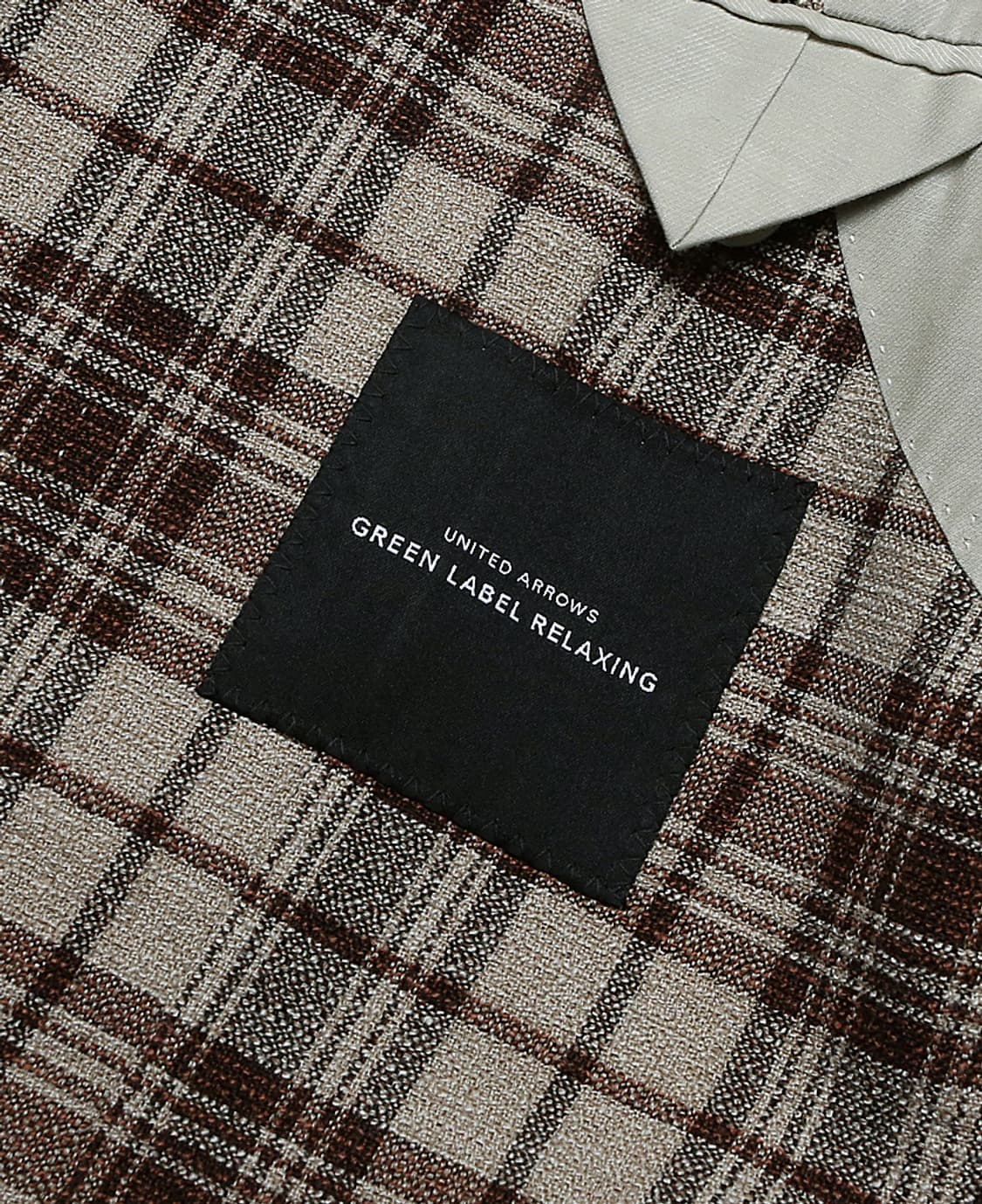 링자켓 X 그린 라벨 릴렉싱 [Sartoria Ring] 체크 스포츠자켓 상품이미지7