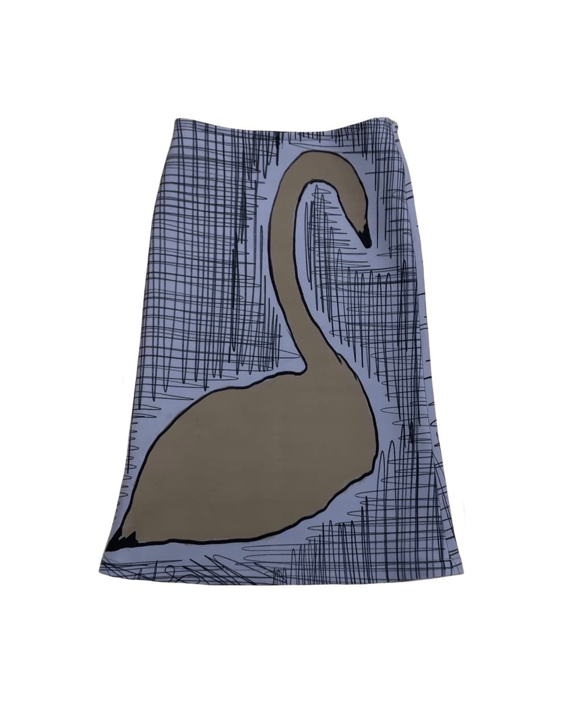 johansol swan low waist mid skirt 상품이미지3