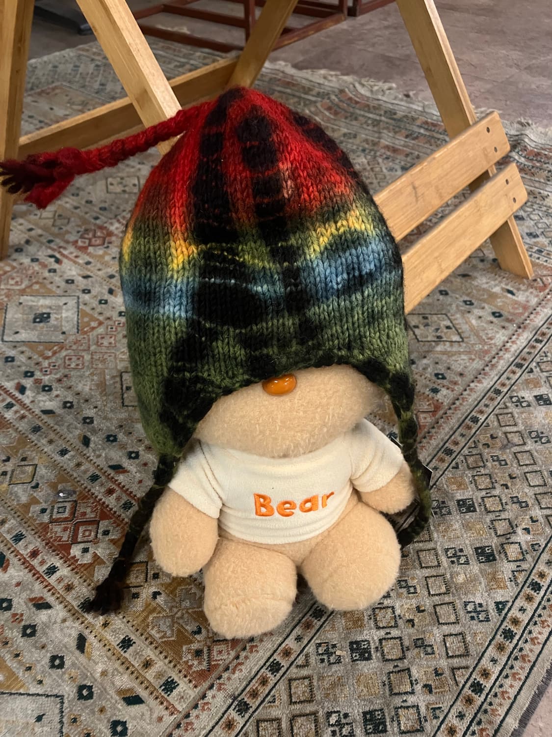 빈티지 뜨개 무지개 모자 비니  #csz2115 상품이미지2