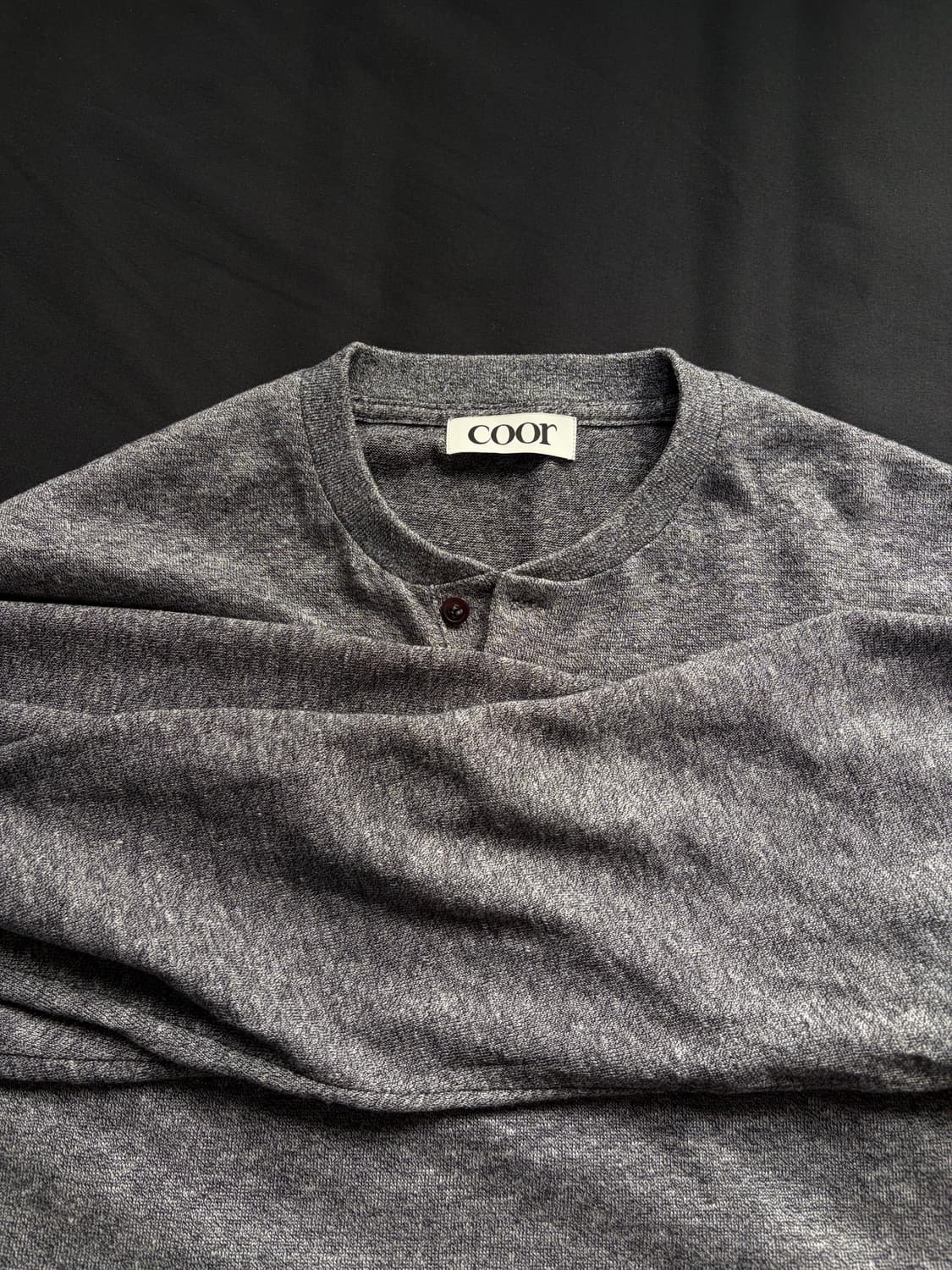 쿠어 헨리넥 롱슬리브 상품이미지4