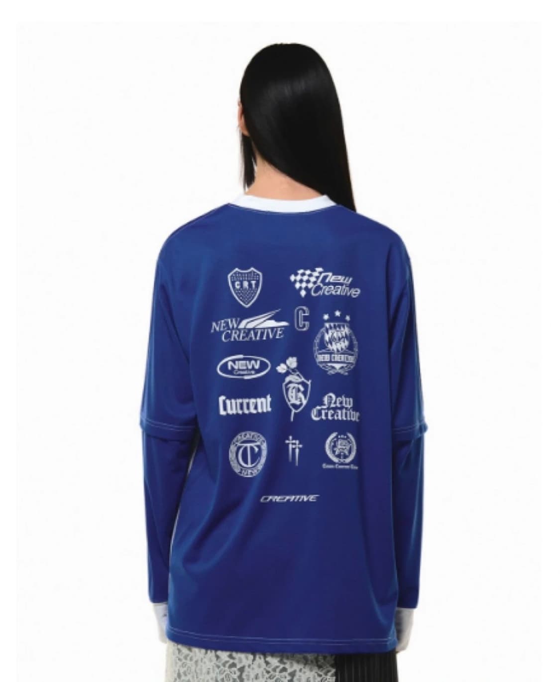 [커렌트]뉴진스 해린💙스포츠 트랙 져지 탑 상품이미지3