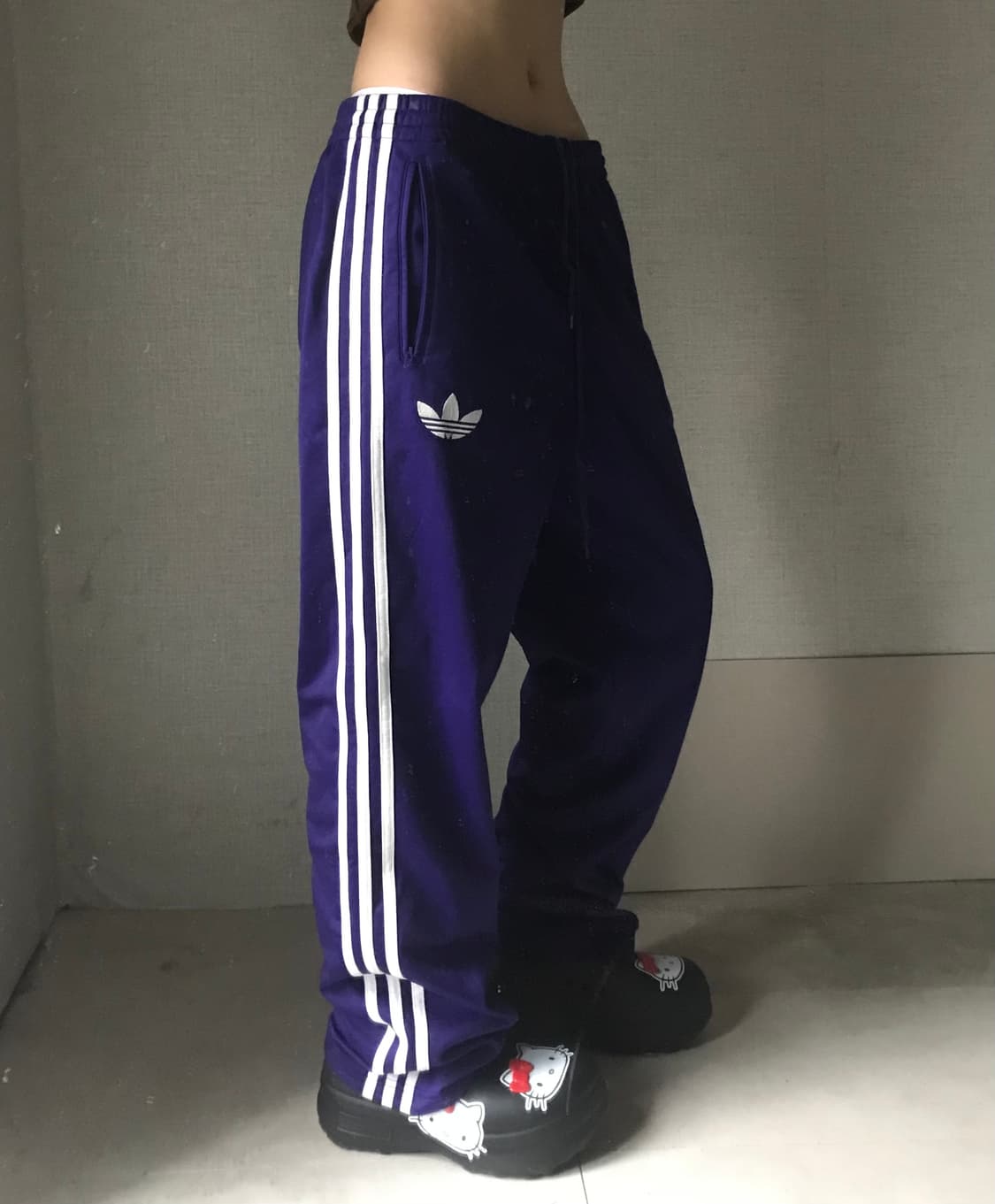 아디다스 퍼플 빅파이어버드 트레이닝 팬츠 상품이미지1
