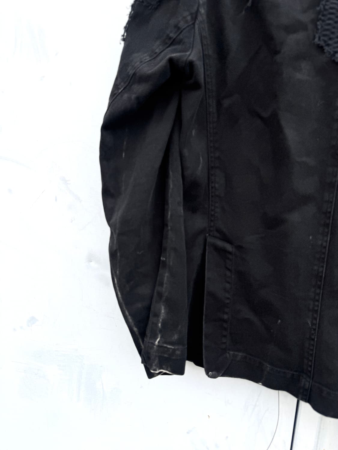 패치워크 빈티지 버튼 자켓 상품이미지5