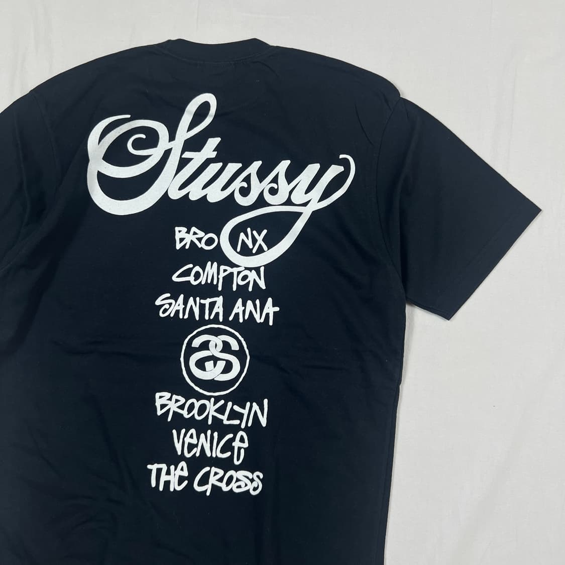 90‘s 스투시 stussy 월드투어 프린트 반팔티 상품이미지6