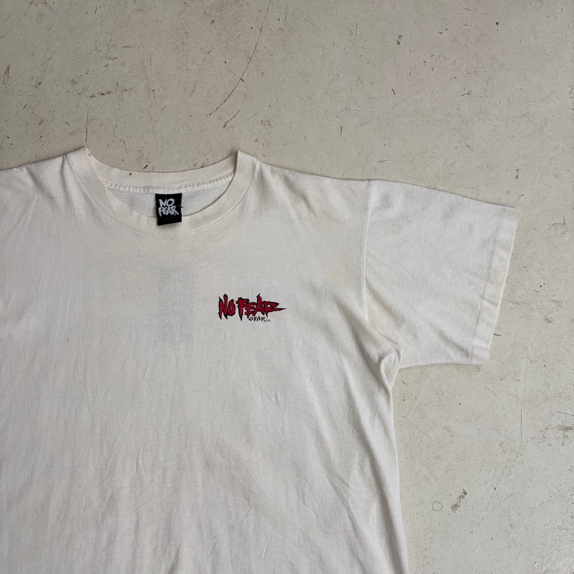 90s USA No Fear 빈티지 싱글스티치 반팔티 L 상품이미지3