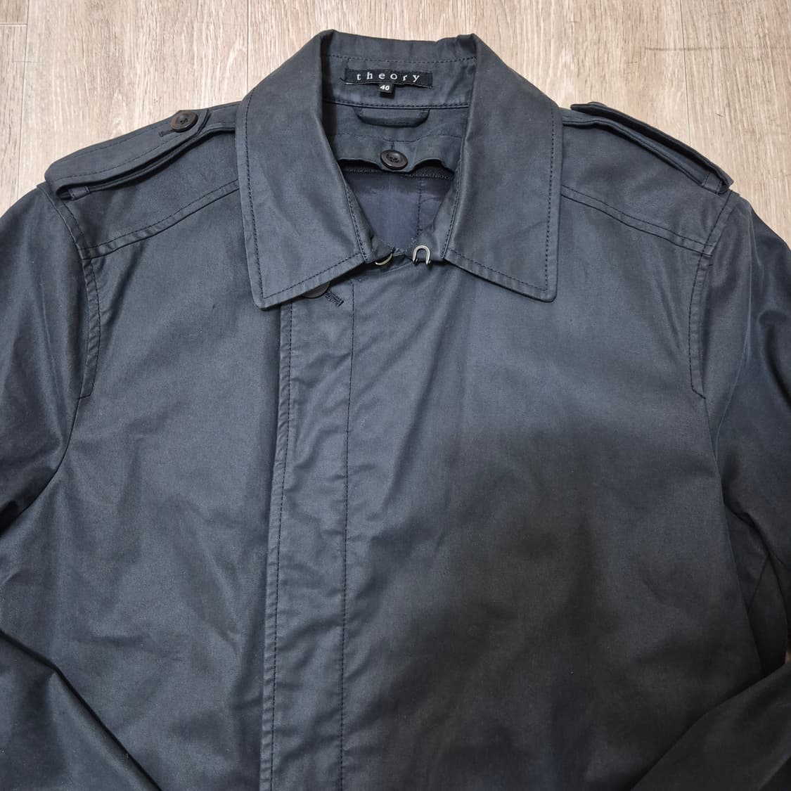 띠어리 남성 코튼 트렌치코트 상품이미지2