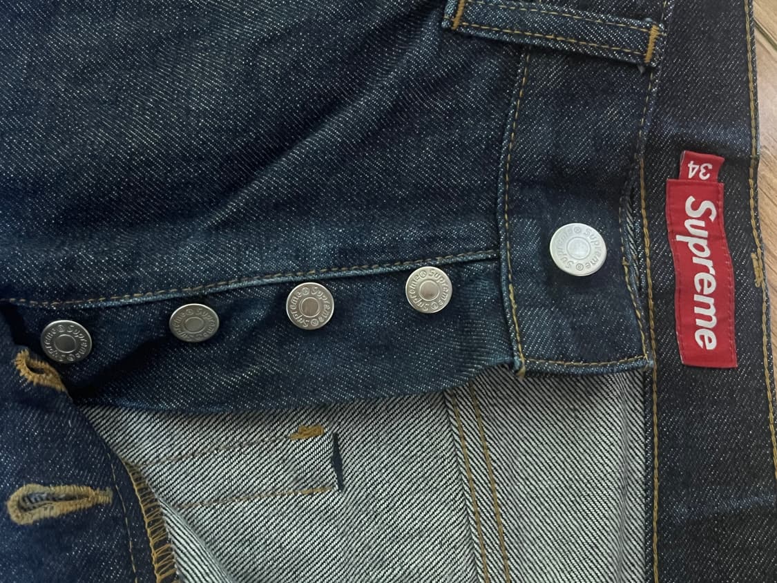 슈프림 리지드 루즈 핏 셀비지 진 상품이미지4