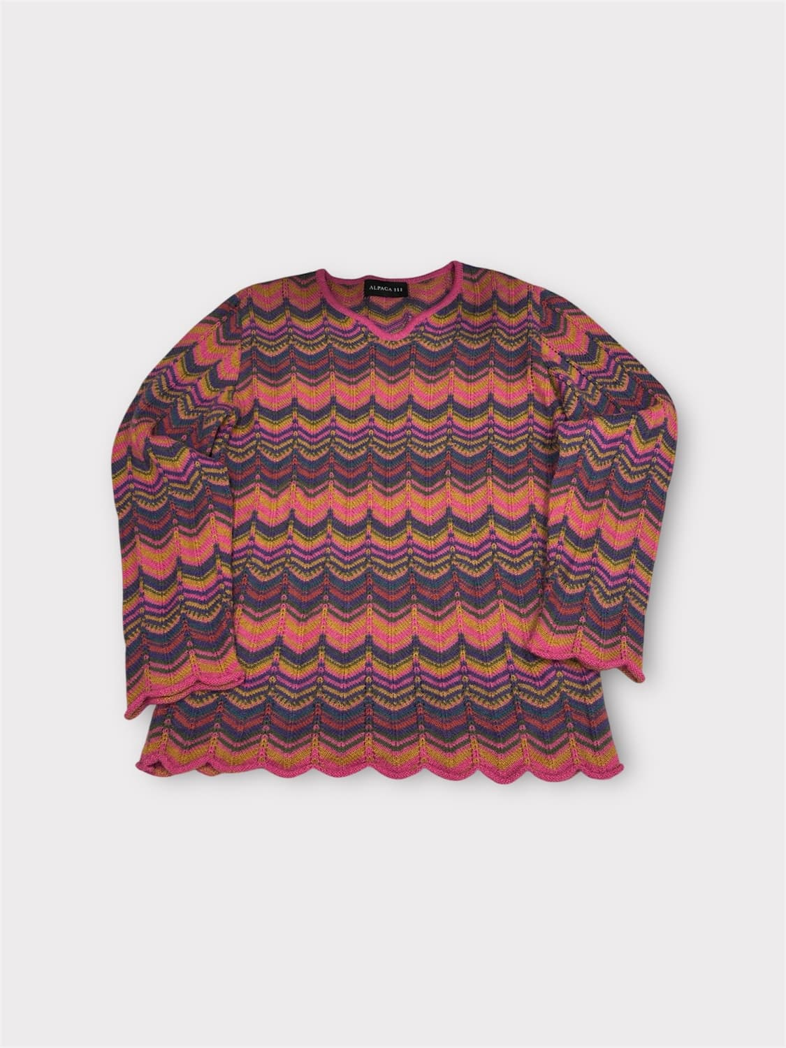 [ML] Vintage 페루 알파카 100% 니트 스웨터 상품이미지1