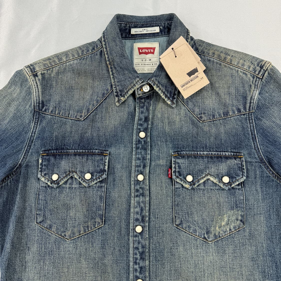 리바이스 웨스턴 데님 셔츠 (S)   상품이미지2