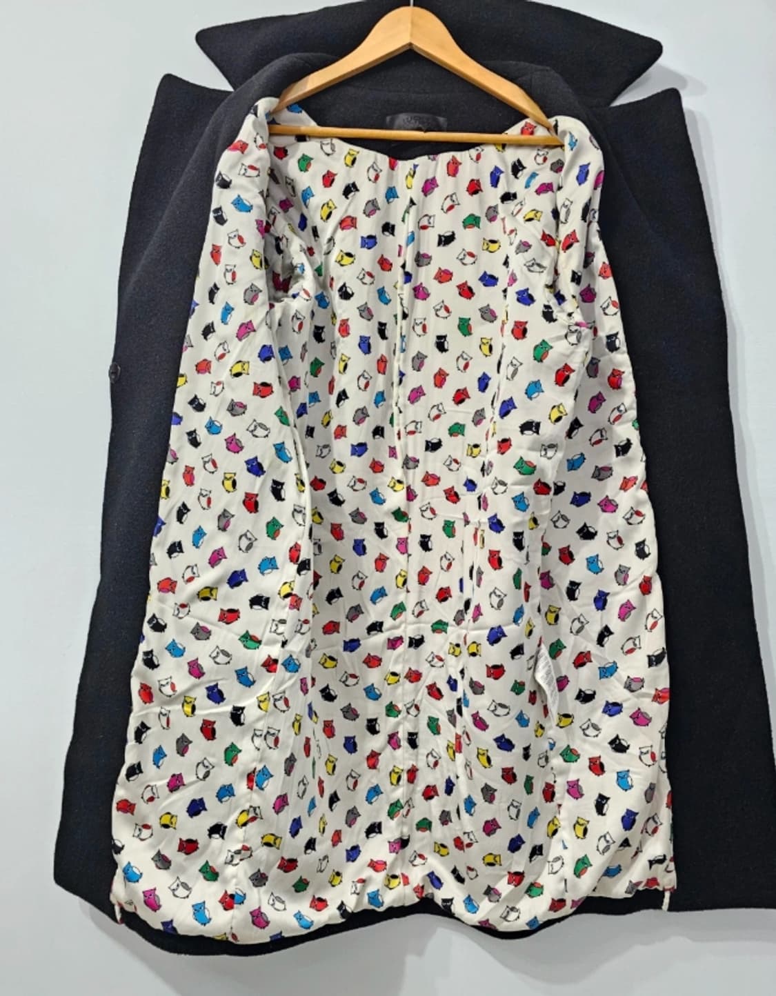 럭키슈에뜨 블랙 롱 코트 ~55 상품이미지4