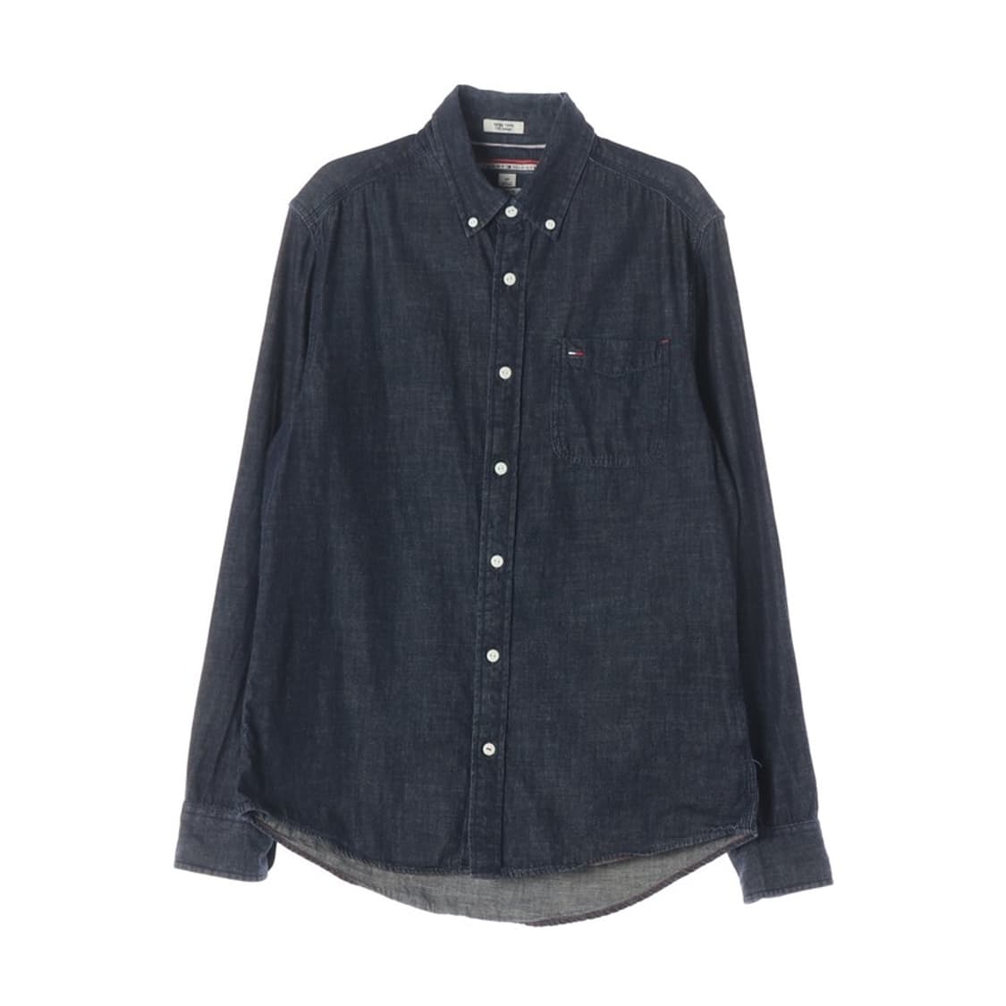 타미힐피거 커스텀핏 인디고 데님 셔츠 S 상품이미지1