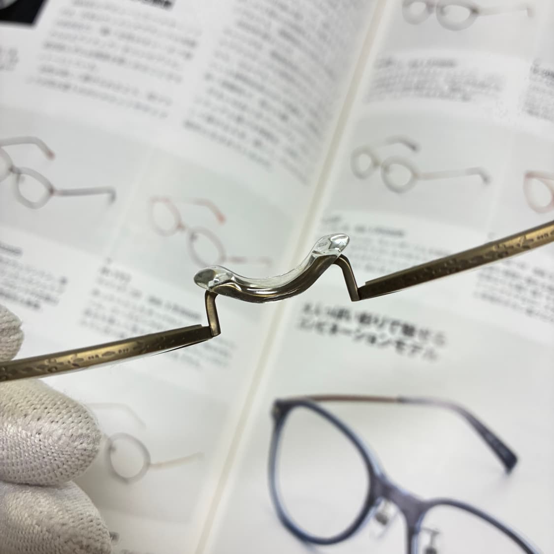 나카미야 토라쿠마 티타늄 새들브릿지 일본 안경 상품이미지6