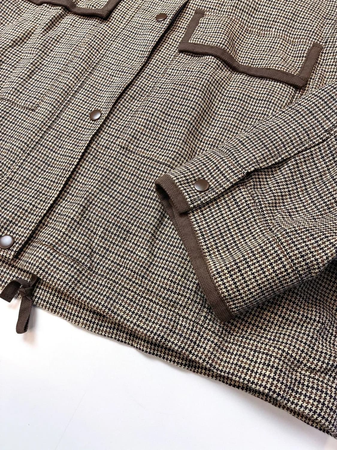 스튜디오톰보이 22ss 아웃 포켓 린넨 체크 점퍼 PN5524    상품이미지4