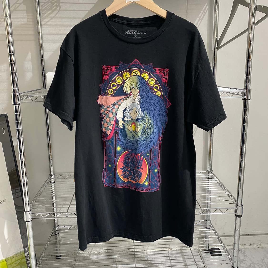 지브리 하울의 움직이는성 오피셜 애니메이션 티셔츠 상품이미지1