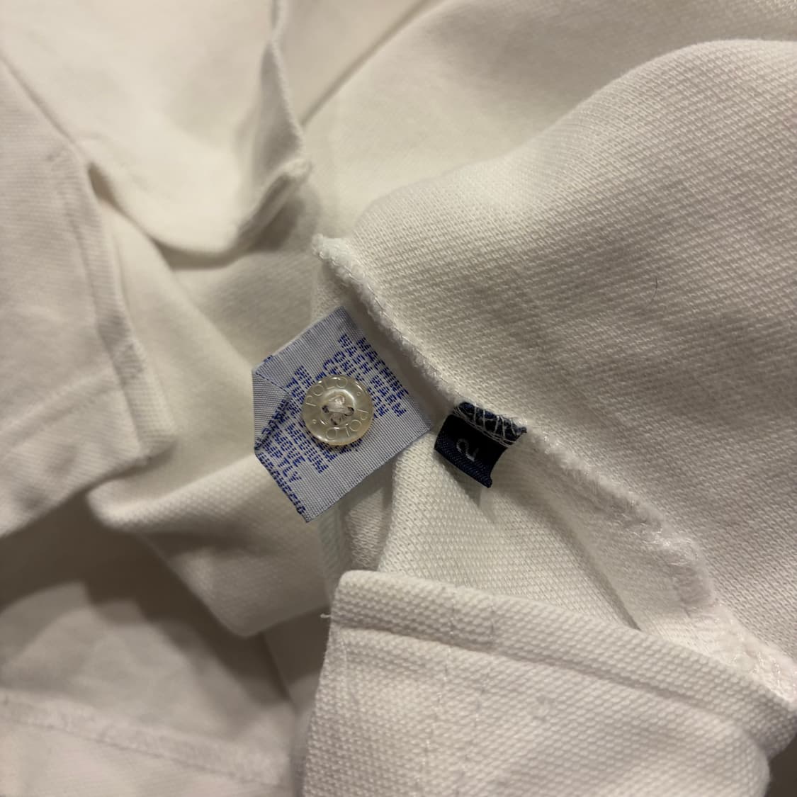 [S] 폴로랄프로렌 치프키프 이탈리아 반팔 카라티 화이트 D24 상품이미지5