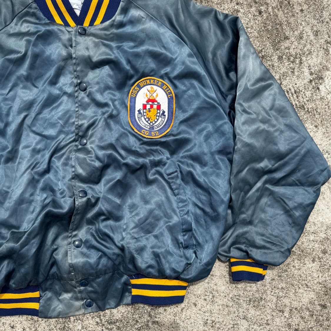 [XL] 90s Artex Bunker Hill 사틴 자켓 상품이미지4