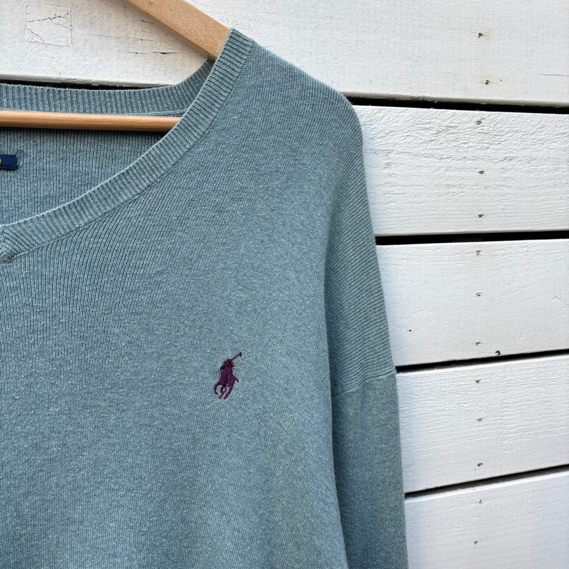 Polo 폴로 피마코튼 브이넥 니트 상품이미지3