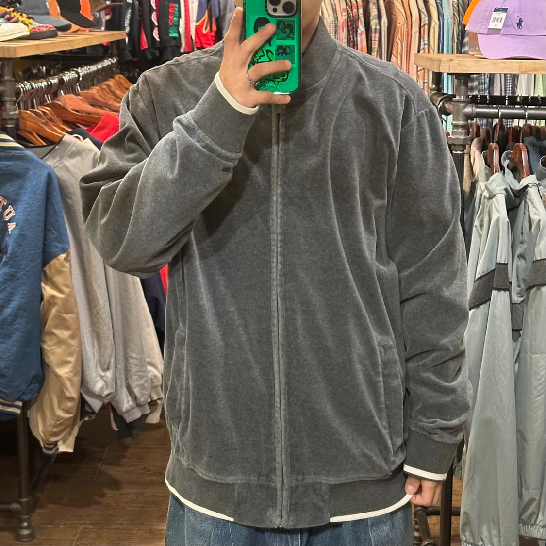 [HI] 빈티지 플리스 그레이 상품이미지2