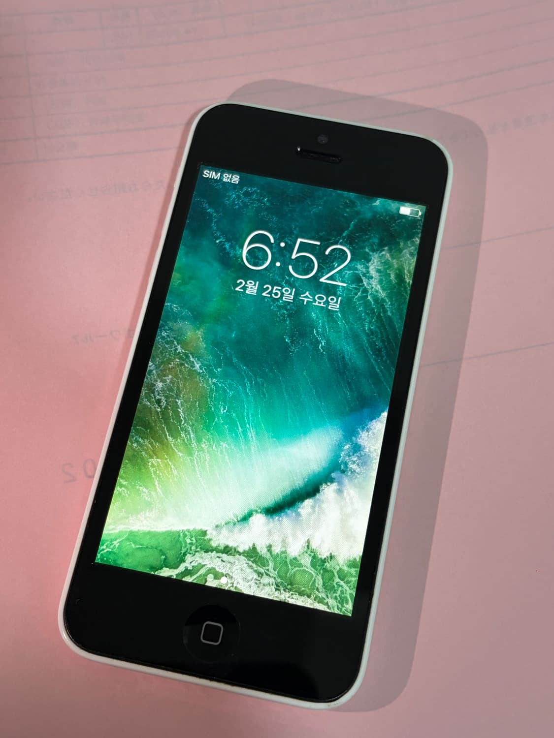 아이폰 5c 화이트 16기가 #9408 + 보호필름&투명케이스 상품이미지1