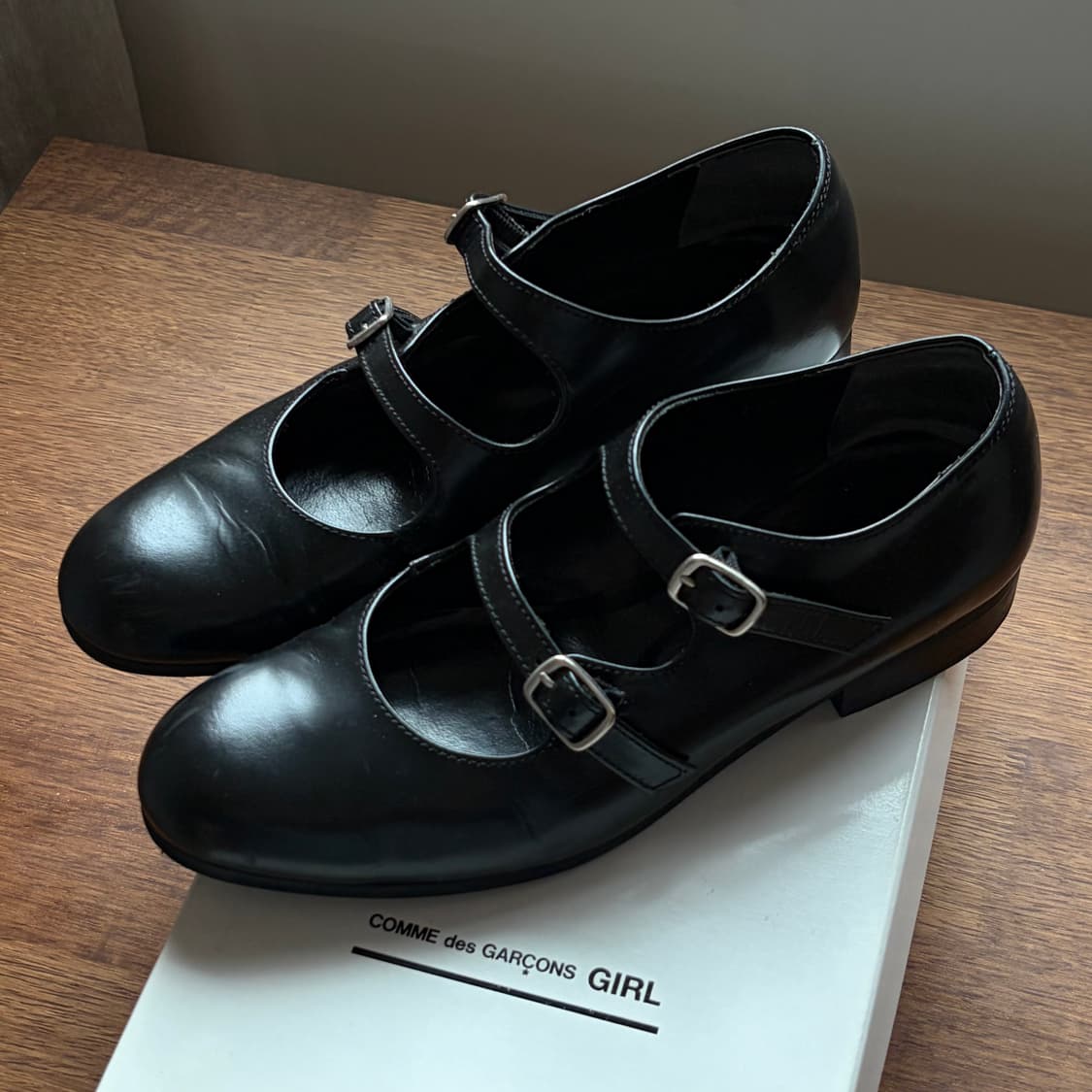 꼼데가르송걸 스트랩 메리제인 상품이미지1