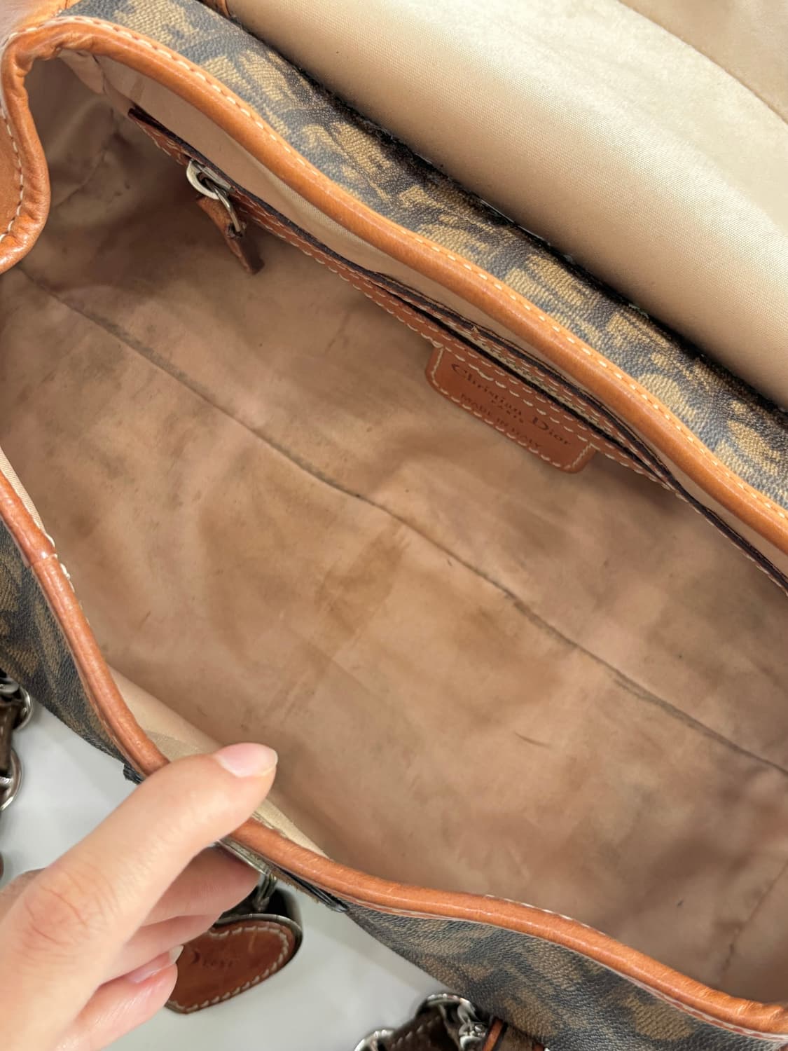 Dior 디올 브라운 오블리크 캔버스 토트백 상품이미지9