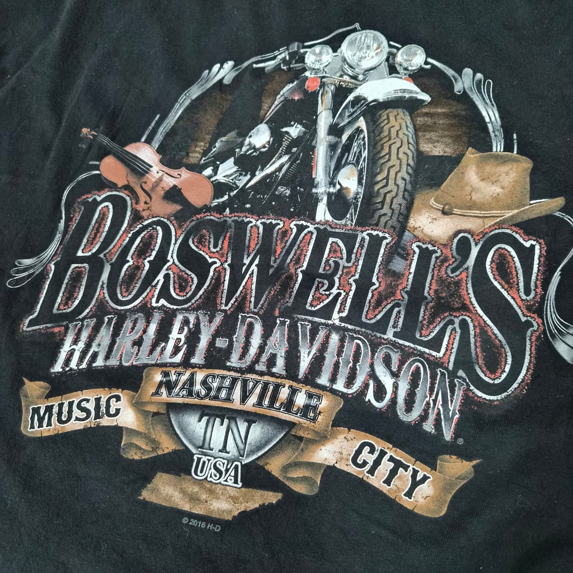Harley Davidson Nashville Boswell's 반팔티 상품이미지4