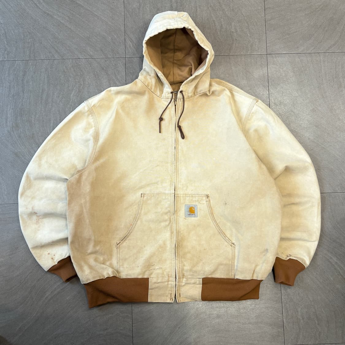 칼하트 정품 미국 생산 베이지 액티브 자켓 상품이미지1