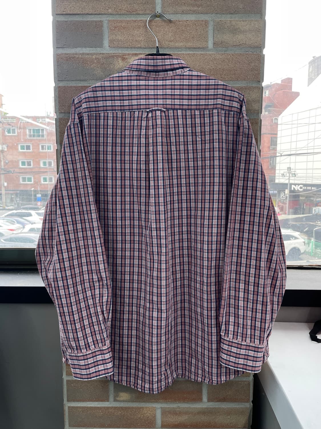 IZOD 오버사이즈 체크 셔츠 상품이미지7
