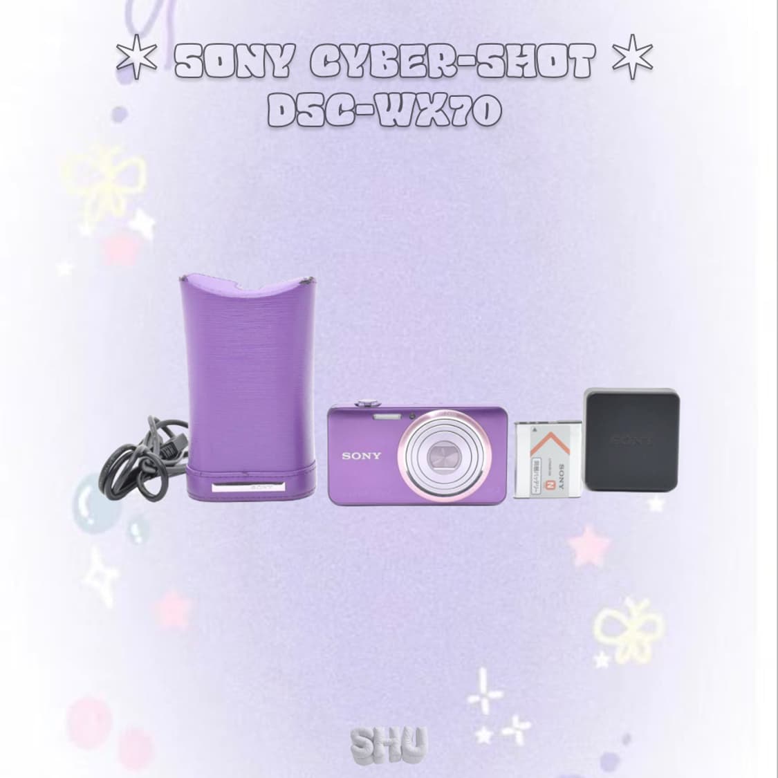 소니 사이버샷 DSC-WX70 빈티지 디카  퍼플 상품이미지2