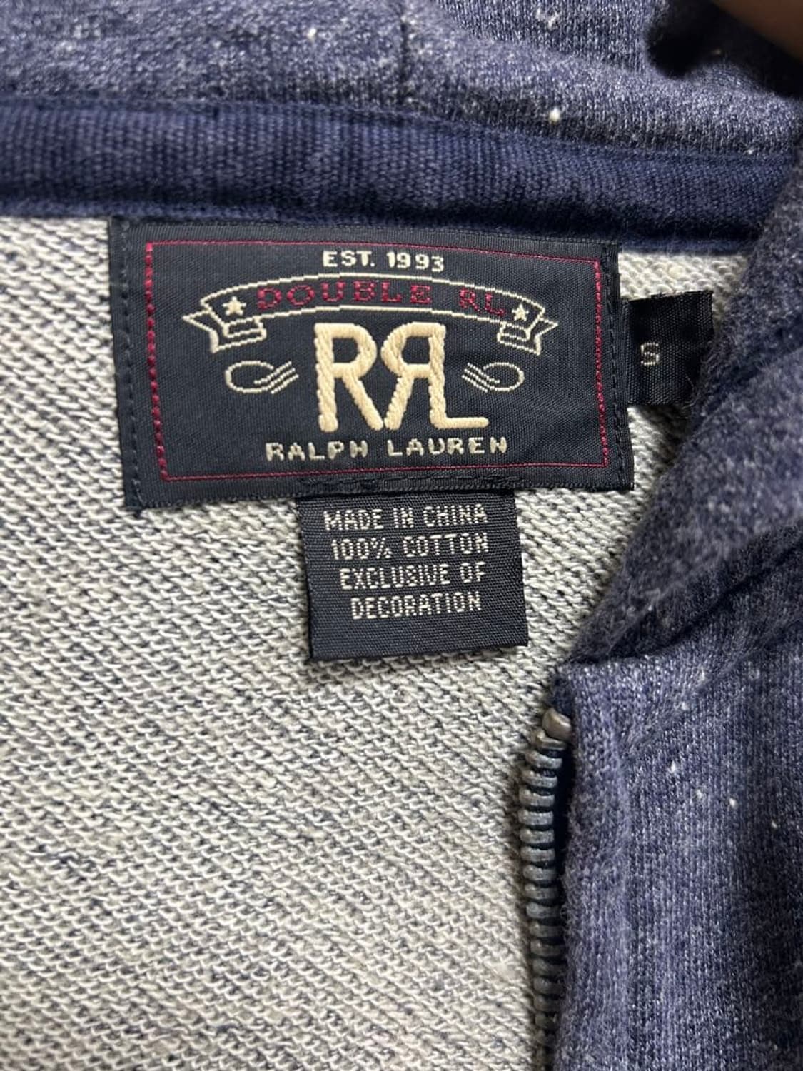 RRL 2-R 풀집 후디 네이비 상품이미지3