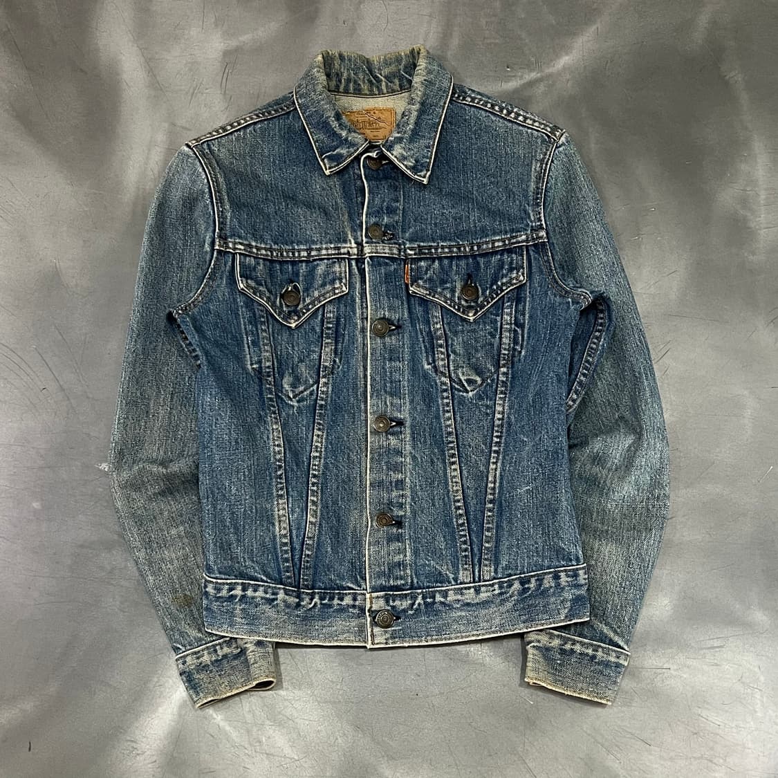  70s 리바이스 오렌지탭 빅E 데님 트러커 자켓 y15917 상품이미지1