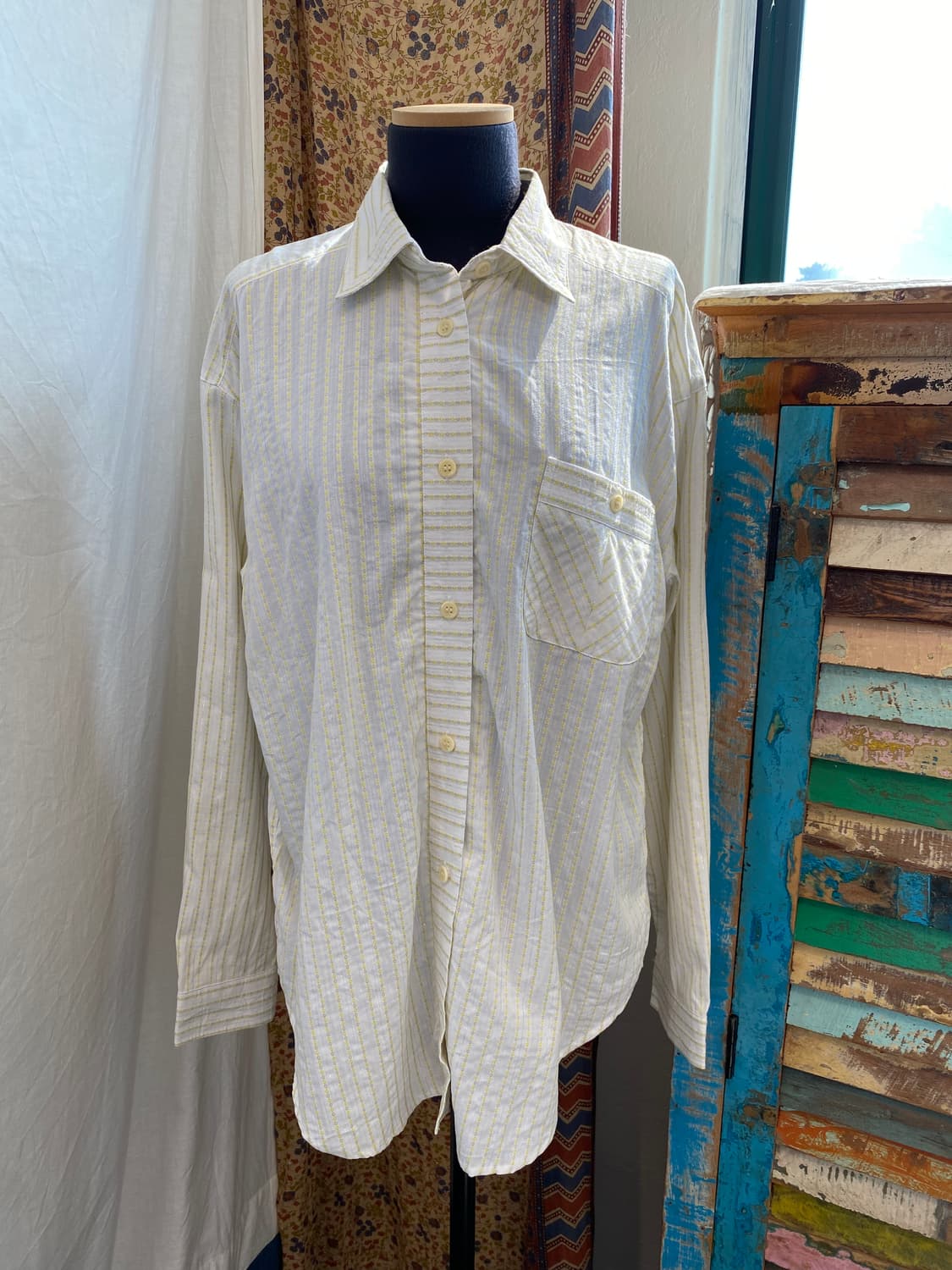 BLOUSE SALON 자수은사 셔츠(공용L) 상품이미지10