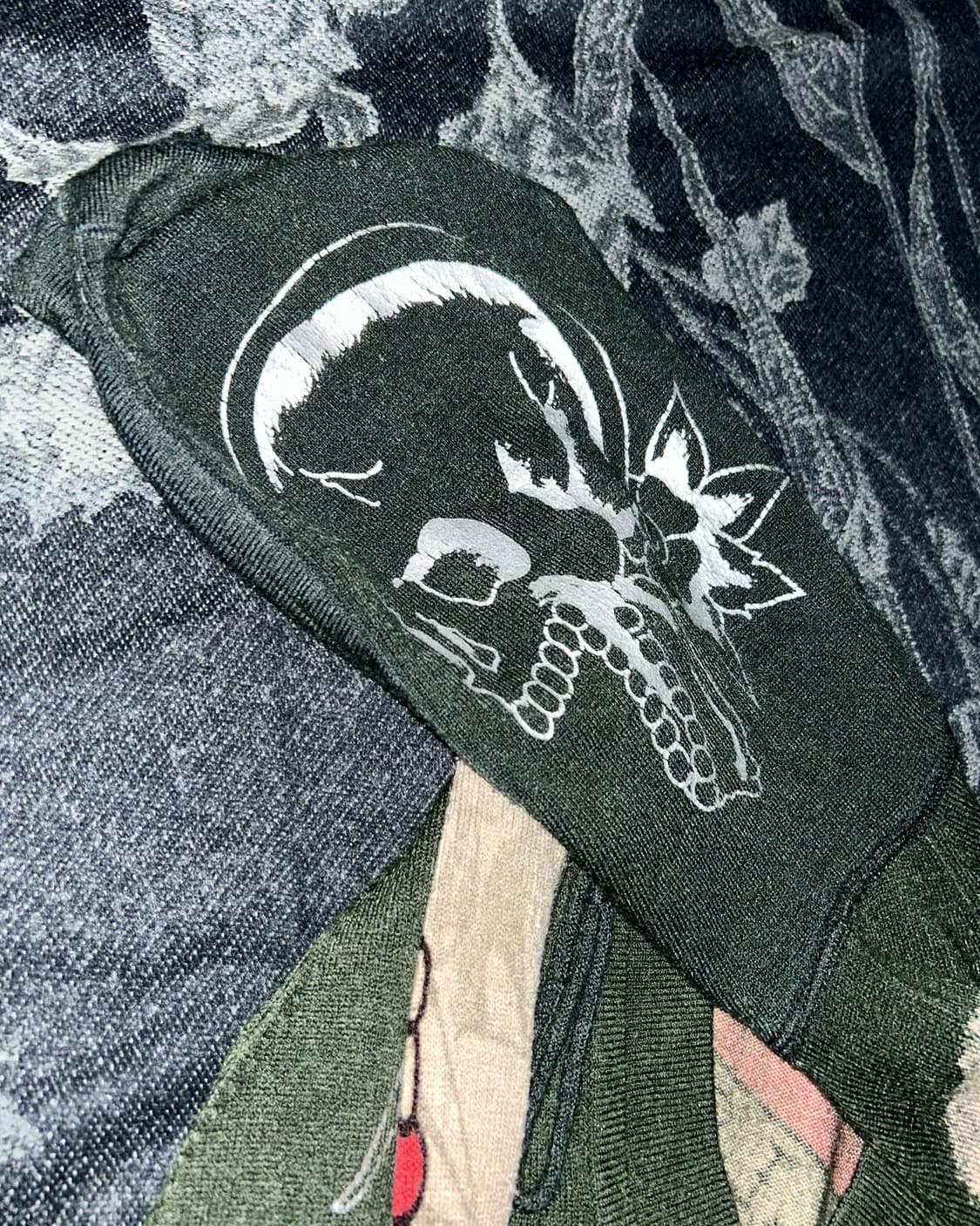 Ed Hardy skull oriental knit hoodie 상품이미지7