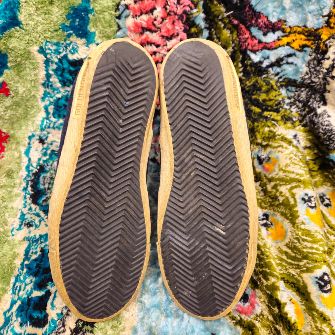 골든구스 GGDB 네이비 스웨이드 하이탑 스니커즈 38 상품이미지3