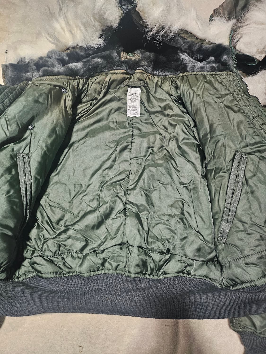 80s 미군오리지날 n2b(보관상하자제품)미듐 상품이미지2