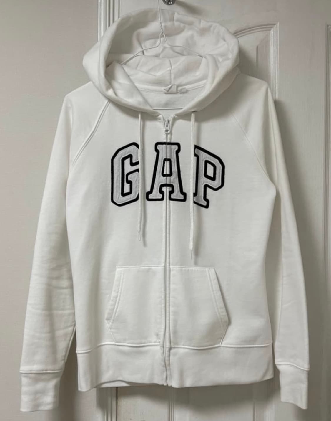 갭 화이트 후드집업 S 상품이미지2