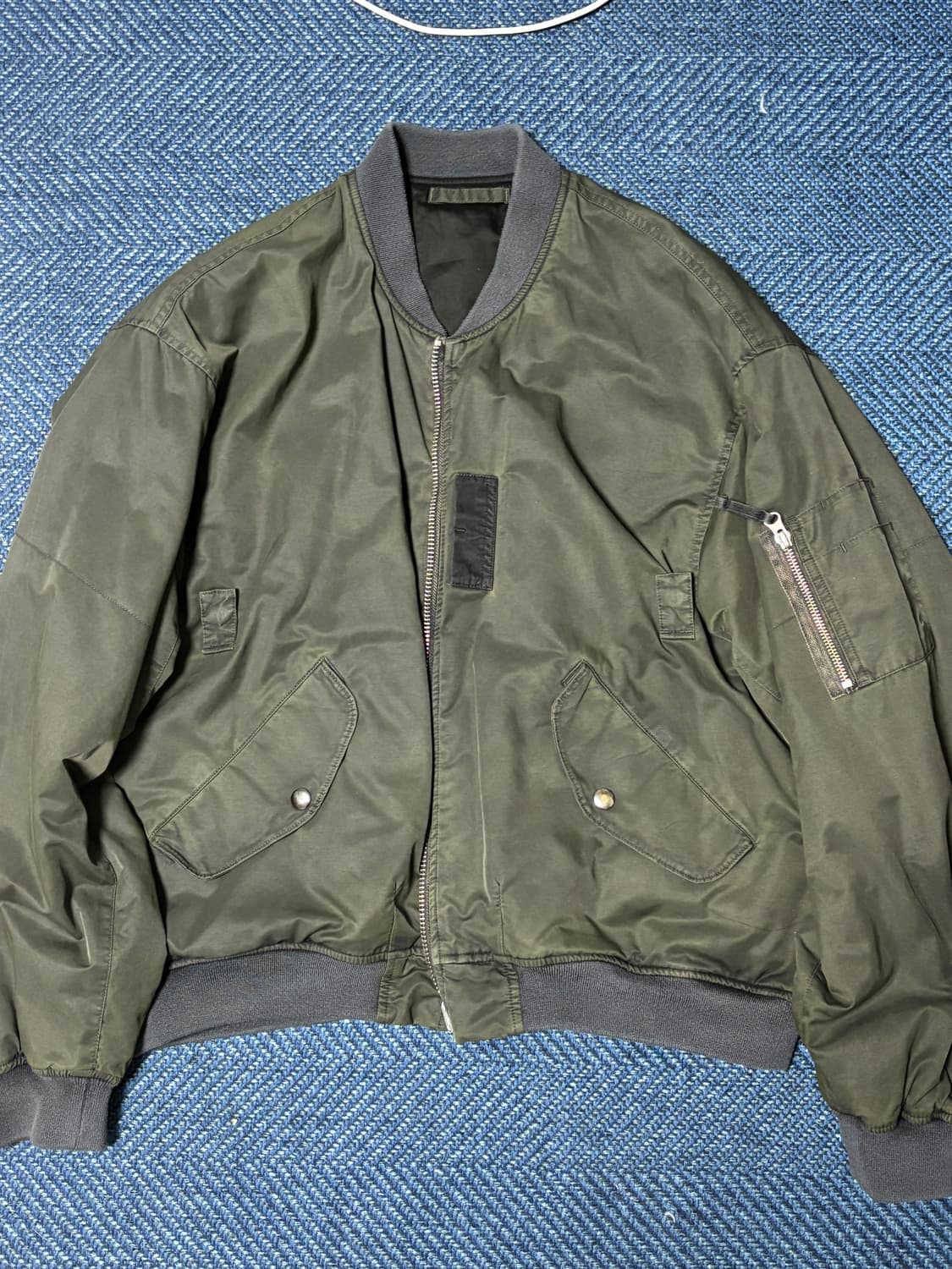 폴리테루 유즈드 마원 MA1 올리브 그린 2 초판 상품이미지1